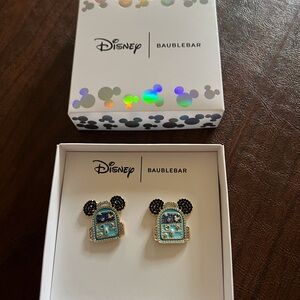 BaubleBar Disney Backpack Earrings - Black and Blue